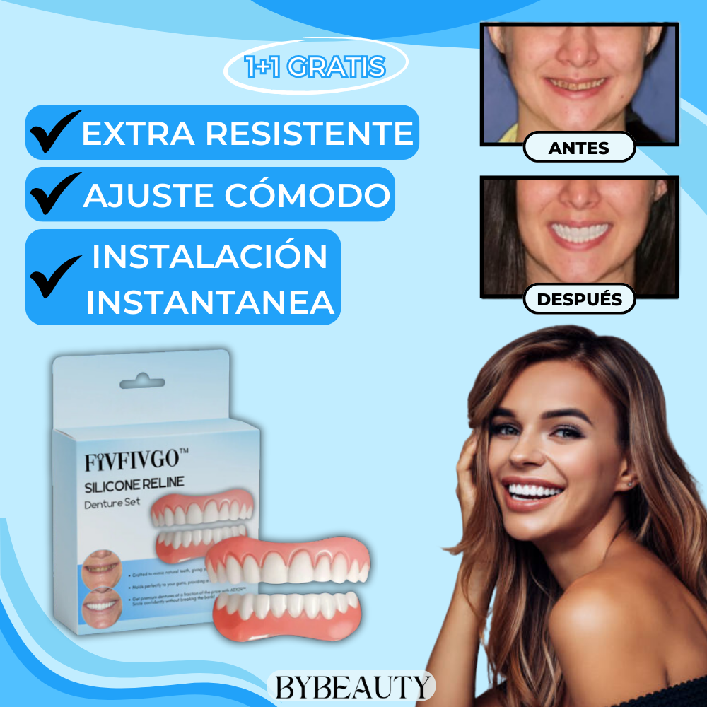 1+1 GRATIS - SMILEFLEX™ | RECUPERA TU DENTADURA Y ELIMINA TUS INSEGURIDADES