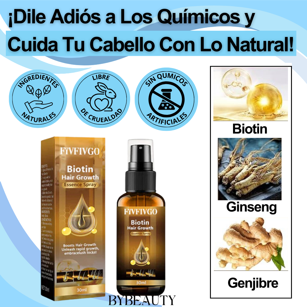 1+1 GRATIS BIOTINBOOST™ | EL PRIMER SPRAY REVITALIZANTE CON INGREDIENTES 100 NATURALES